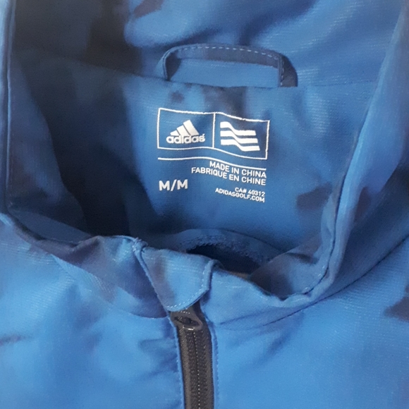 Adidas Men's Blue and Black Top Size Medium - Picture 4 of 8